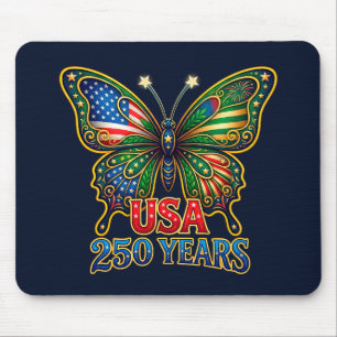 WOW! Wings of Freedom Vlinder USA 250 Jaar Muismat