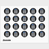 Wow! Wow! Wow! Raket Voetbalspel Ronde Sticker (Vel)