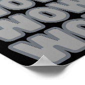 Wow! Wow! Wow! Rocket Soccer Game  Poster (Hoek)