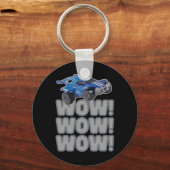 Wow! Wow! Wow! Rocket Soccer Game Sleutelhanger (Voorkant)