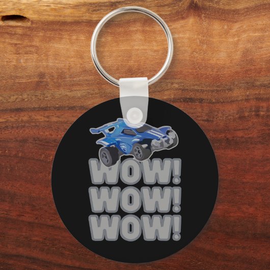 Wow! Wow! Wow! Rocket Soccer Game  Sleutelhanger (Voorkant)