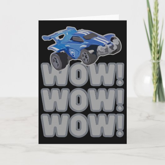 Wow! Wow! Wow! Rocket Voetbal Game Kaart (Voorkant)