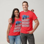 Wow Wow Wow Rocket Voetbalspel cadeau T-shirt (Unisex)