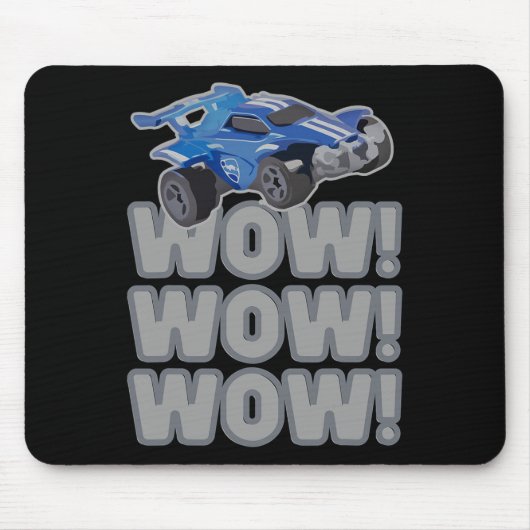 Wow! Wow! Wow! Rocket Voetbalspel  Muismat (Voorkant)