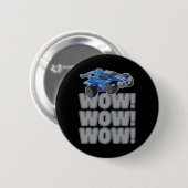 Wow! Wow! Wow! Rocket Voetbalspel  Ronde Button 5,7 Cm (Voorkant /achterkant)