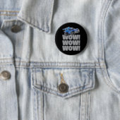 Wow! Wow! Wow! Rocket Voetbalspel  Ronde Button 5,7 Cm (In situ)