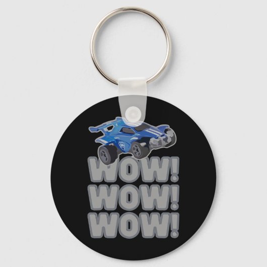 Wow! Wow! Wow! Rocket Voetbalspel  Sleutelhanger (Voorkant)