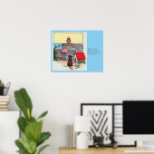 Wow-wow-wow! Wiens hond bent u? kinderrijmpje Poster (Thuiskantoor)