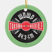 WOWD Bangham Logo Keramisch Ornament (Voorkant)