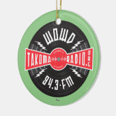 WOWD Bangham Logo Keramisch Ornament (Links)