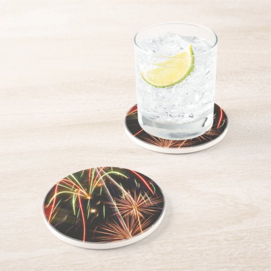 Wowee Fireworks Zandsteen Onderzetter (Zijkant)