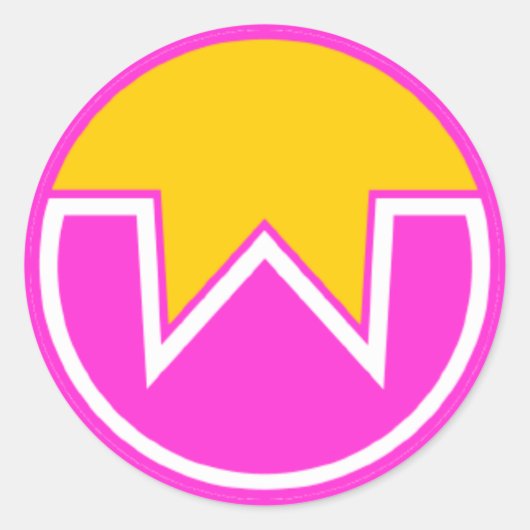 wownero ronde sticker (Voorkant)