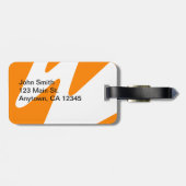 Wowza Bagagelabel (Achterkant horizontaal)