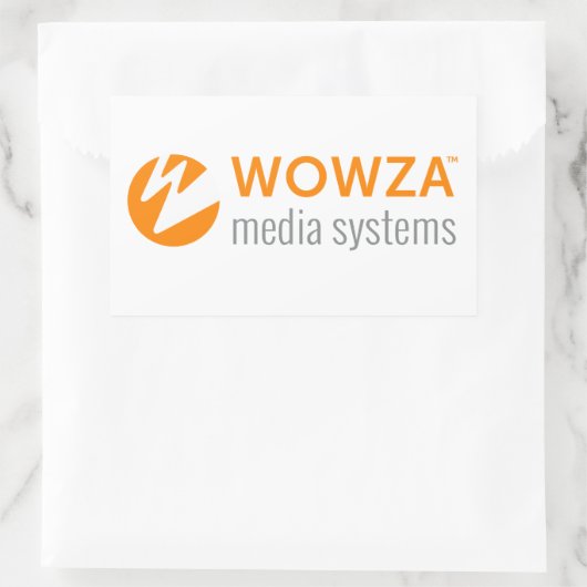 Wowza Rechthoekige Sticker (Tas)