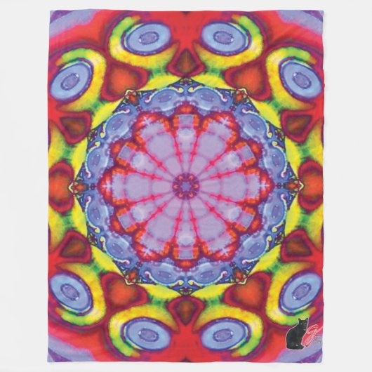 Wowzer Kaleidoscope Fleece Blanket (Voorkant)