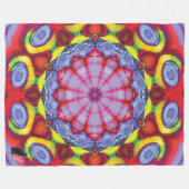 Wowzer Kaleidoscope Fleece Blanket (Voorkant (Horizontaal))