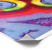 Wowzer Kinestische Collage Kaleidoscoop Poster (Hoek)