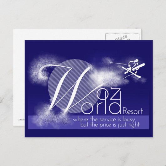 Woz World Briefkaarten (Voorkant / Achterkant)