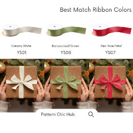 WP07 Sneeuwvlok Kerst Bruin Modern Elegant Cadeaupapier