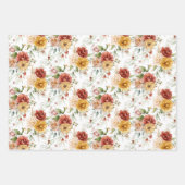 WP | 1600s Nederlandse Stilleven Bloemenkunst, 19x Inpakpapier Vel (Voorkant 3)