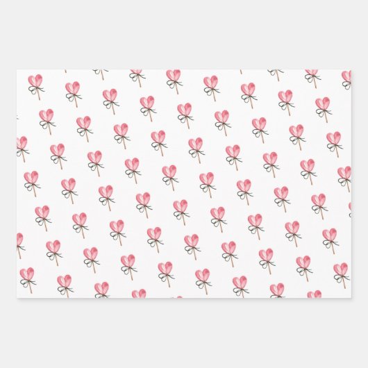 WP | 1 Naam Top Blad 3 Valentijnse Wrapping Paper (Voorkant 3)