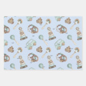 WP Blue | Boy Oh Boy op  speelgoed Inpakpapier Vel (Voorkant 2)