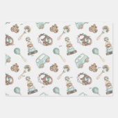 WP Boho | Namen op (2) Wit Speelgoed Inpakpapier Vel (Voorkant 2)