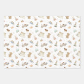 WP Boho | Namen op (2) Wit Speelgoed Inpakpapier Vel (Voorkant)