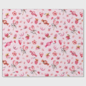 WP | Naam, Snoep & Harten 30-in door 6ft Valentijn Cadeaupapier (Vlak)