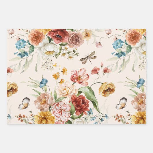 WP | Nederlands Stilleven Grote Bloem 19x29 (3) Inpakpapier Vel (Voorkant 2)