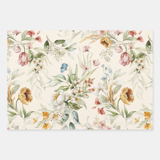 WP | Nederlands Stilleven Grote Bloem 19x29 (3) Inpakpapier Vel (Voorkant)