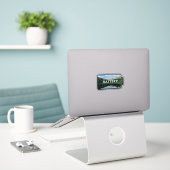 WP Oplaadsticker Sticker (Laptop op bureau)