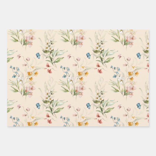 WP | SM Print Nederlands Stilleven Bloemen 19x29 ( Inpakpapier Vel (Voorkant 3)