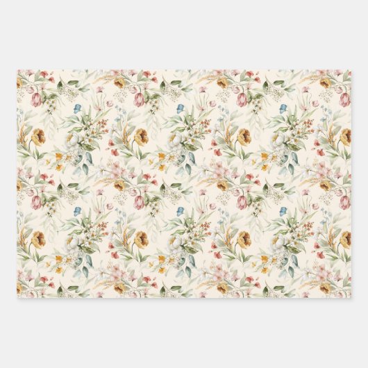 WP | SM Print Nederlands Stilleven Bloemen 19x29 ( Inpakpapier Vel (Voorkant)