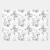 WP | SM print, Nederlands stilleven bloemenkunst, Inpakpapier Vel (Voorkant 3)