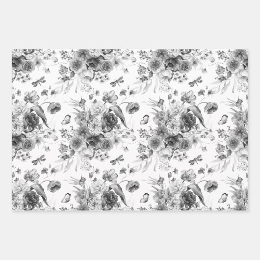 WP | SM print, Nederlands stilleven bloemenkunst, Inpakpapier Vel (Voorkant 2)