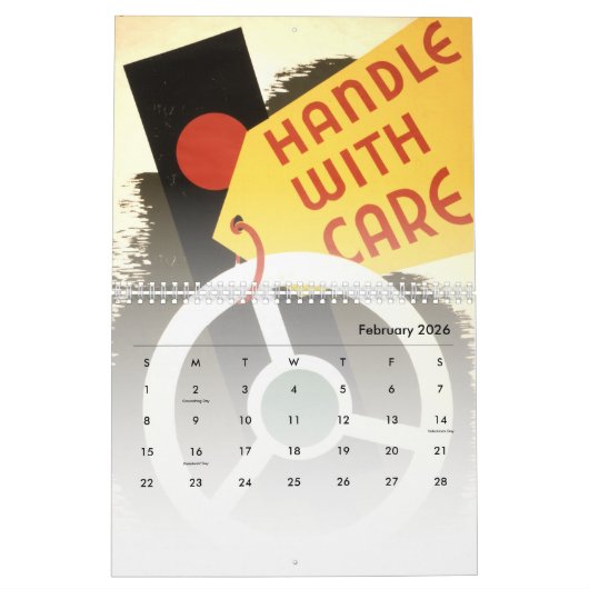 WPA 2019-veiligheidkalender Kalender (Feb 2026)