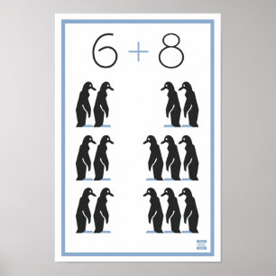 WPA 6+8-pinguïns! Poster
