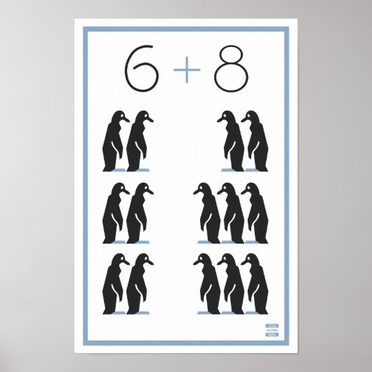 WPA 6+8-pinguïns! Poster (Voorkant)