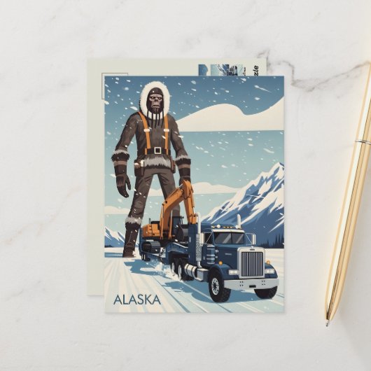 WPA Alaskaanse Briefkaart (Voorkant / Achterkant in situ)