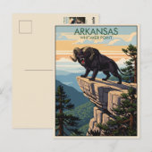 WPA Arkansas Whitaker Point Briefkaart (Voorkant / Achterkant)