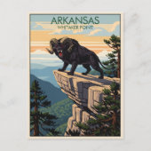 WPA Arkansas Whitaker Point Briefkaart (Voorkant)