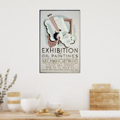  WPA Art Exhibition c. 1930-1950 Poster (Keuken)