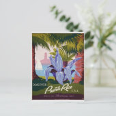 WPA - bezoek Puerto Rico Briefkaart (Staand voorkant)