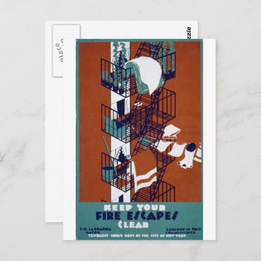 WPA  BRIEFKAART (Voorkant / Achterkant)