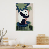 WPA Brookfield Zoo Panda Poster (Keuken)