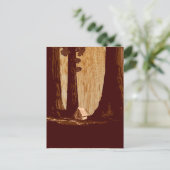 WPA-campagne in het nationale park Sequoia Briefkaart (Staand voorkant)