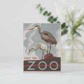 WPA - de dierentuin Briefkaart (Staand voorkant)