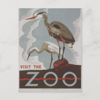 WPA - de dierentuin Briefkaart