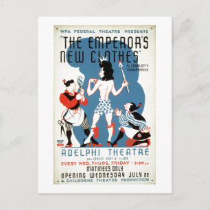 WPA de Nieuwe Kleuren Adelphi van de keizer Briefkaart